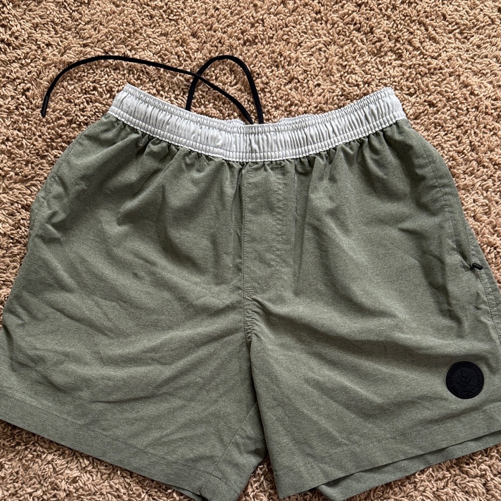Chubbies Olive Green Athletic Shorts